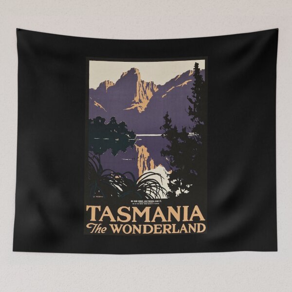 Item preview, retro classic Tasmania the Wonderland poster designed and sold by CorasPosters.
