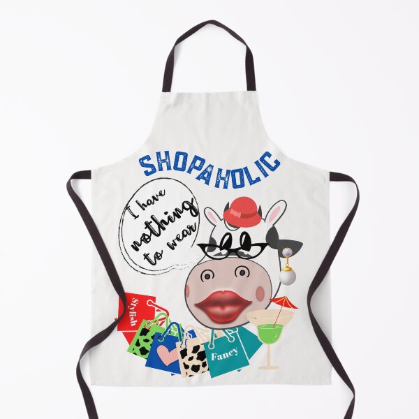 Item preview, Shopaholic cow designed and sold by Eva-Success.