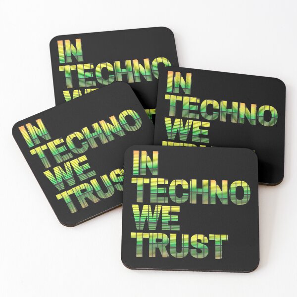 Item preview, In Techno We Trust (Bar Equalizer) designed and sold by charqui.