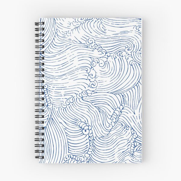 Item preview, Japanese Blue Waves, Old Asian Style Art designed and sold by Polishthestone.