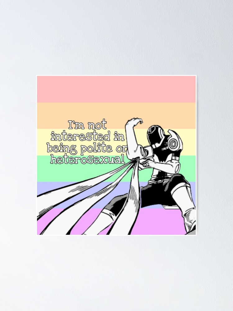 My Hero Academia Sero Hanta Lgbt Pride Flag Poster By Queerwriter