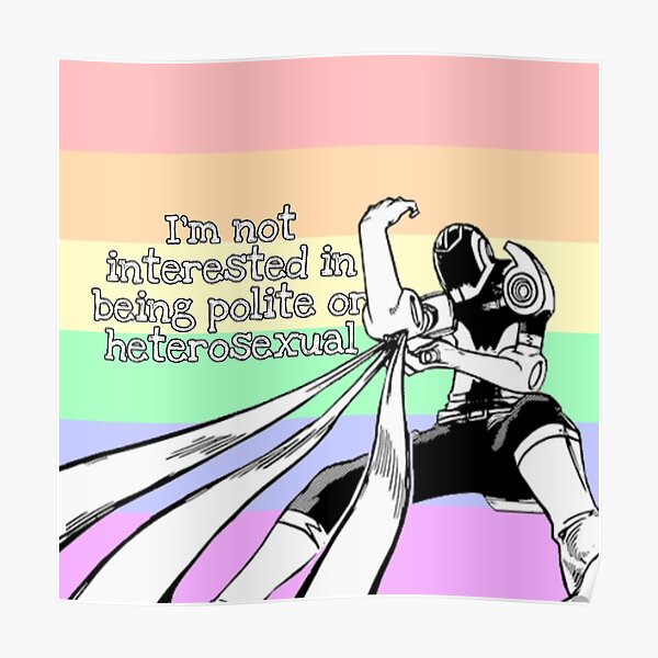 My Hero Academia Sero Hanta Lgbt Pride Flag Poster By Queerwriter