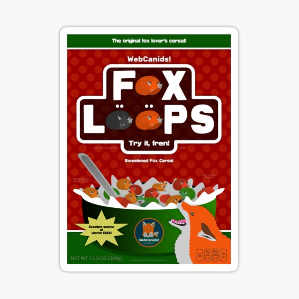 Fox Loops - Fruit Mix Sticker