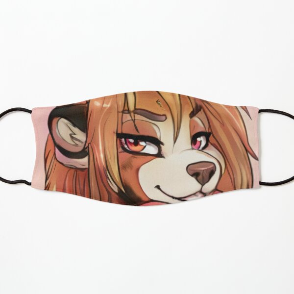 Female Lion Furry Fursona Portrait Kids Mask