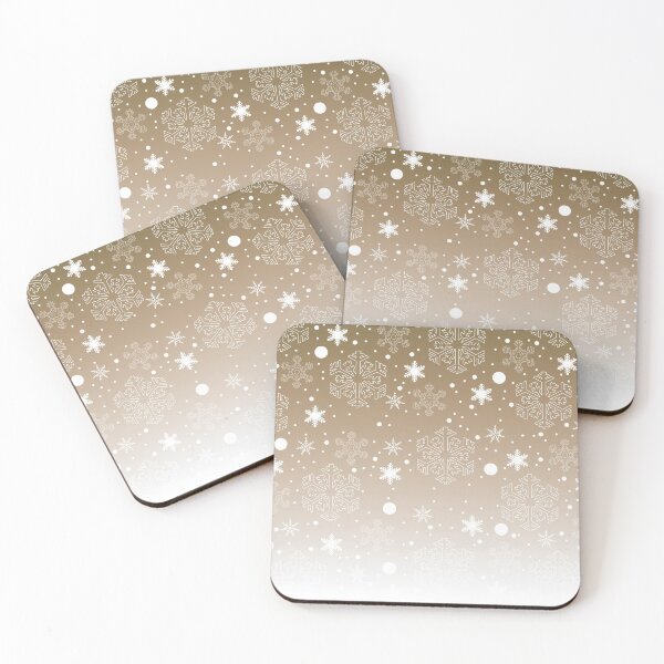 Item preview, Snowflakes gold designed and sold by MimiKoo.