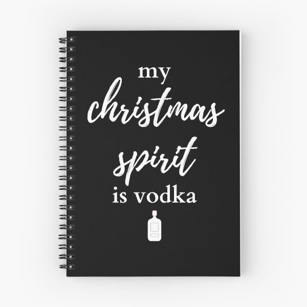 Item preview, My Christmas spirit is vodka  designed and sold by bekindclothing-.
