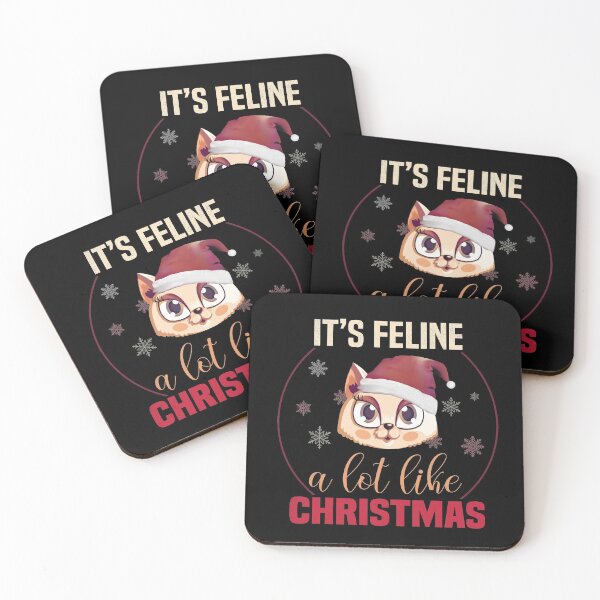 Item preview, It's Feline a lot like Christmas Cat  designed and sold by foramelie.