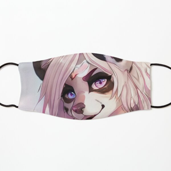 Female Panda Furry Fursona Portrait Kids Mask