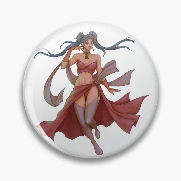 Item preview, Oriental style fantasy pinup designed and sold by hoshimem.