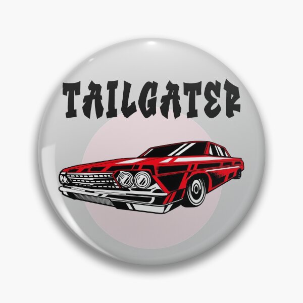 Item preview, Tailgater Red Cartoon Lowrider Hot Rod designed and sold by Mustard Prophet.