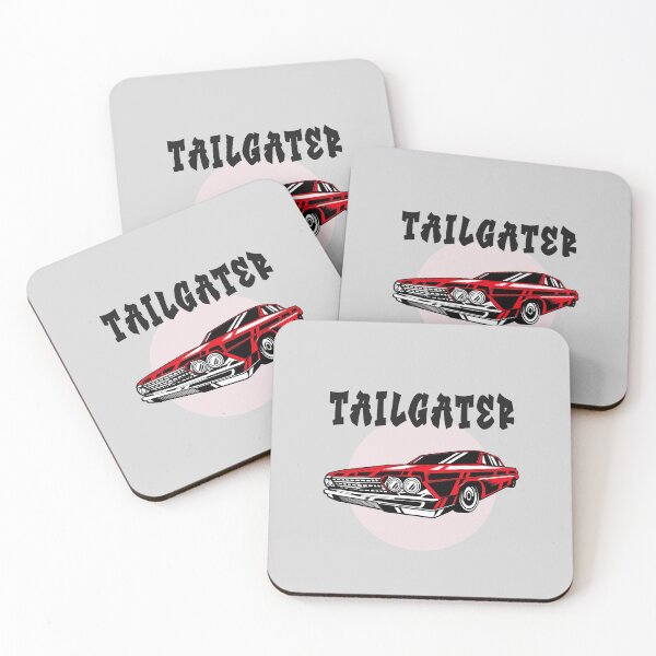 Item preview, Tailgater Red Cartoon Lowrider Hot Rod designed and sold by Mustard Prophet.