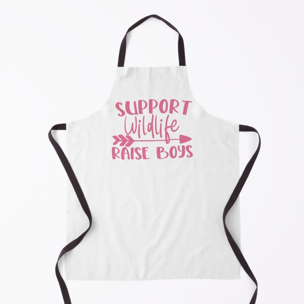 Item preview, support wildlife - raise boys - pink and white background designed and sold by Kinisis.