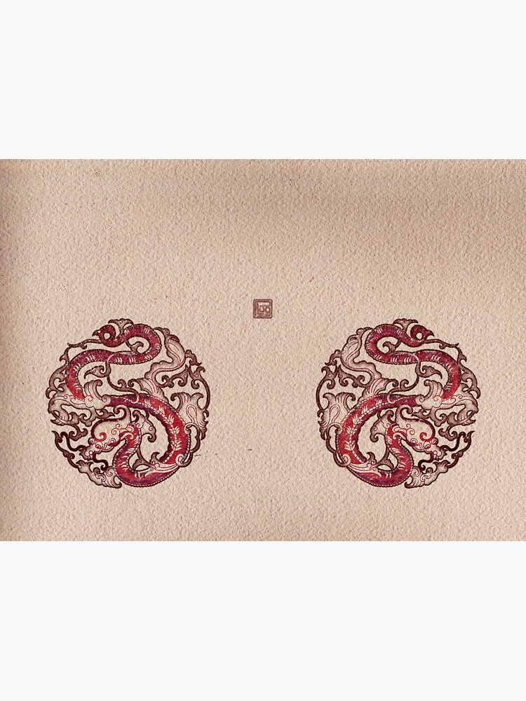 Double Dragon Wheel Seal 雙龍輪印 by PLUGOarts