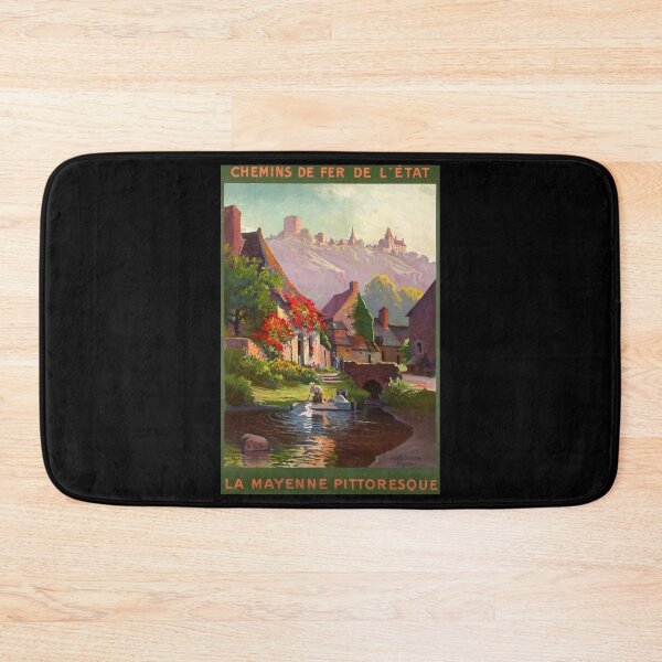 Item preview, retro classic ETAT La Mayenne Pittoresque poster designed and sold by CorasPosters.