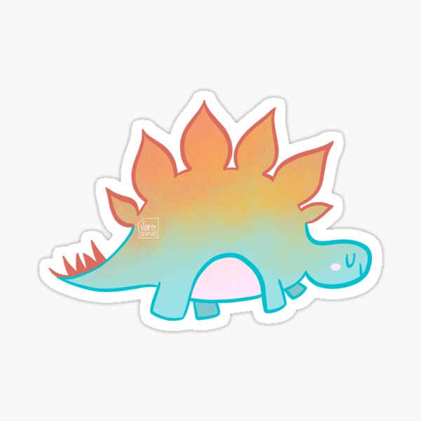 Dino - Stegosaurus Sticker