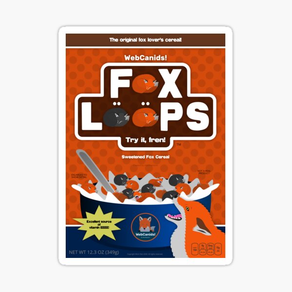 Fox Loops - Original Sticker