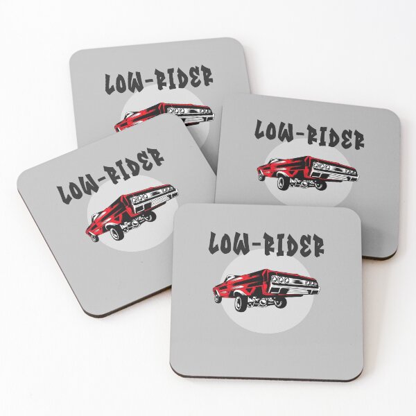 Item preview, Low Rider Red Cartoon Lowrider Hot Rod designed and sold by Mustard Prophet.