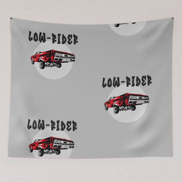 Item preview, Low Rider Red Cartoon Lowrider Hot Rod designed and sold by Mustard Prophet.