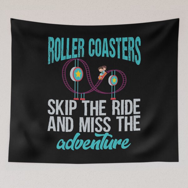 Item preview, Roller Coasters. Skip the ride and miss the adventure designed and sold by Gold Wings Tees.