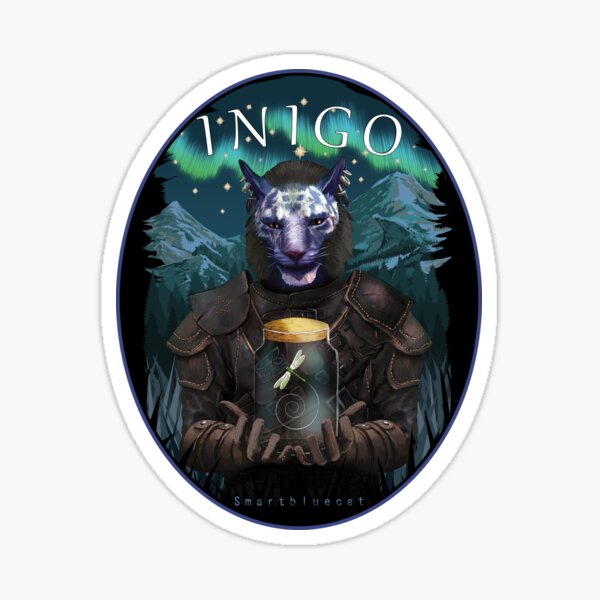 Item preview, Inigo and Mr Dragonfly designed and sold by smartbluecat.