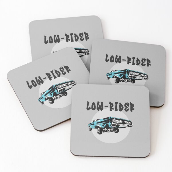 Item preview, Low Rider Blue Cartoon Lowrider Hot Rod designed and sold by Mustard Prophet.