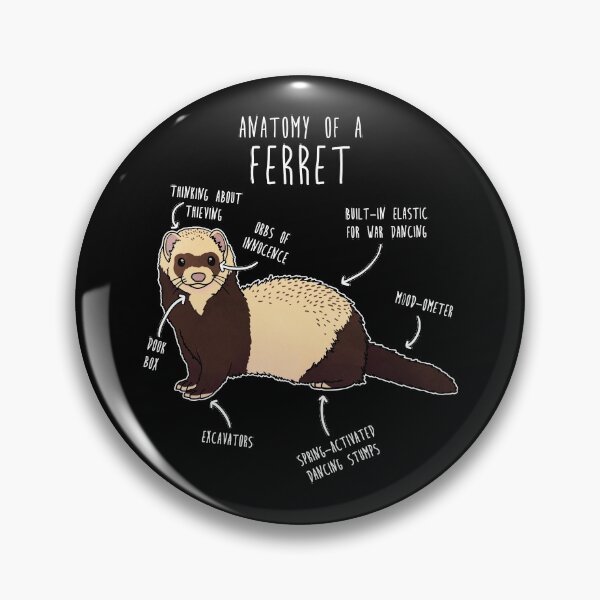 Item preview, Anatomy of a Ferret designed and sold by Clara Hollins.