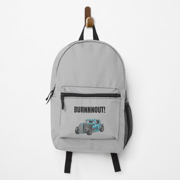 Item preview, Burnout Blue Cartoon Hot Rod designed and sold by Mustard Prophet.