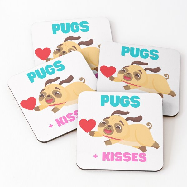 Item preview, Pugs y besos designed and sold by Macka137.