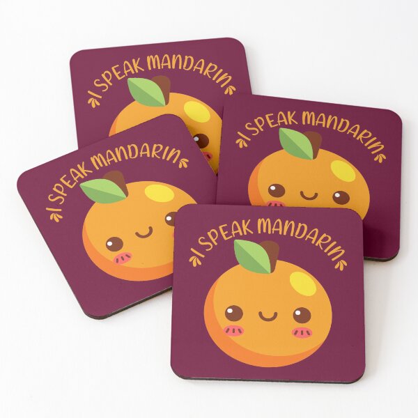 Item preview, I speak mandarin Kawaii Orange designed and sold by KawaiiPark.