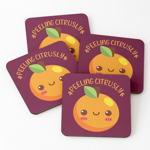 Item preview, Peeling Citrusly Kawaii Orange designed and sold by KawaiiPark.