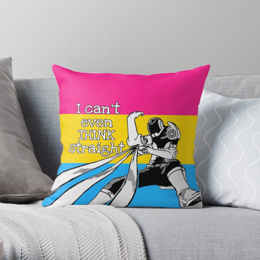 My Hero Academia Sero Hanta Pansexual Pride Flag Throw Pillow By