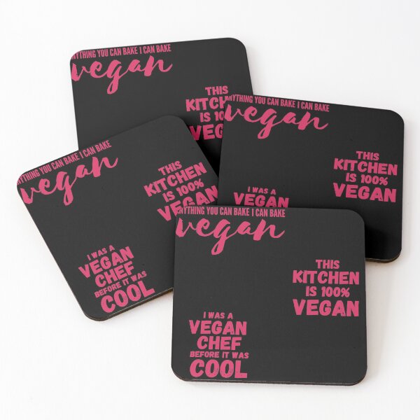 Item preview,  Pink VEGAN BAKING COOKING CHEF Pack Cute designed and sold by a-little-ink.