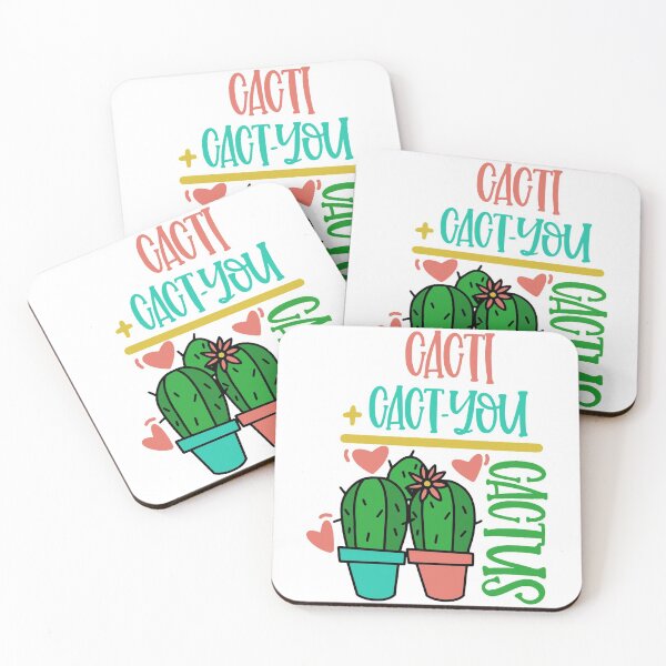 Item preview, cacti + cact you = cactus funny cactus pun cactus valentines day joke designed and sold by GoodyLeo.