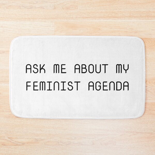 Item preview, Ask Me About My Feminist Agenda designed and sold by Inspirationmotivation.