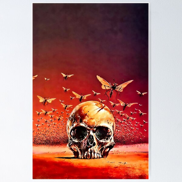 Item preview, Alien Skull - Vintage Sci-Fi  Art designed and sold by NinaJG007.