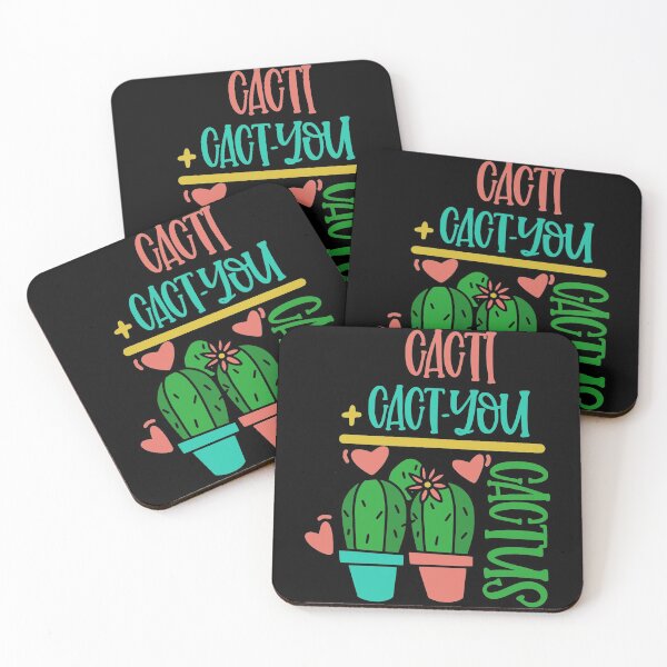 Item preview, cacti + cact you = cactus funny cactus pun cactus valentines day joke designed and sold by GoodyLeo.