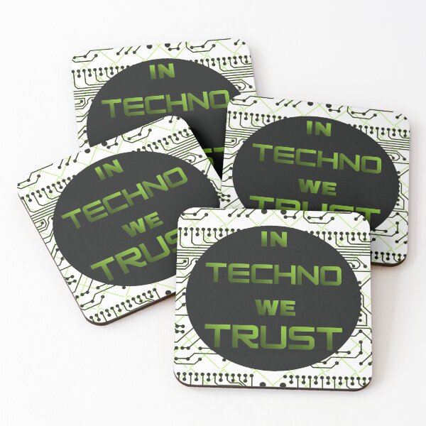 Item preview, In Techno We Trust designed and sold by JuanGames.