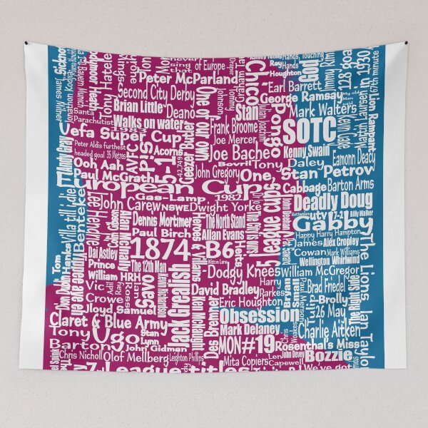 Item preview, aston villa football club History in words  designed and sold by madein1874.