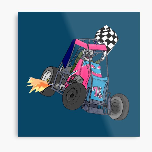 Wingless Sprinter 2 Metal Print