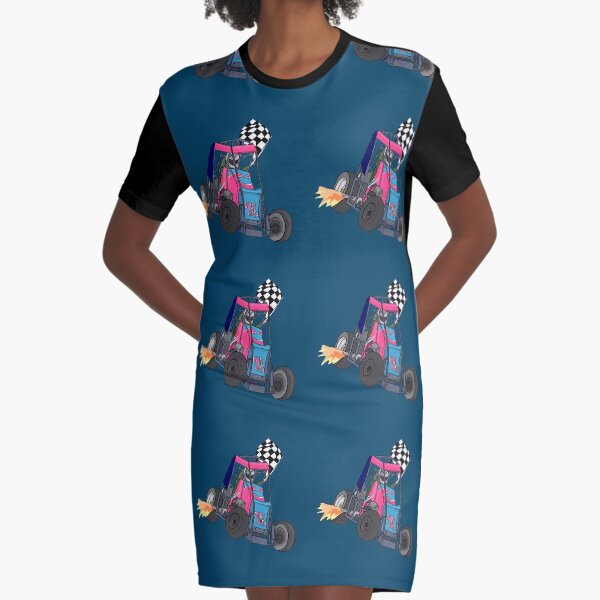 Wingless Sprinter 2 Graphic T-Shirt Dress