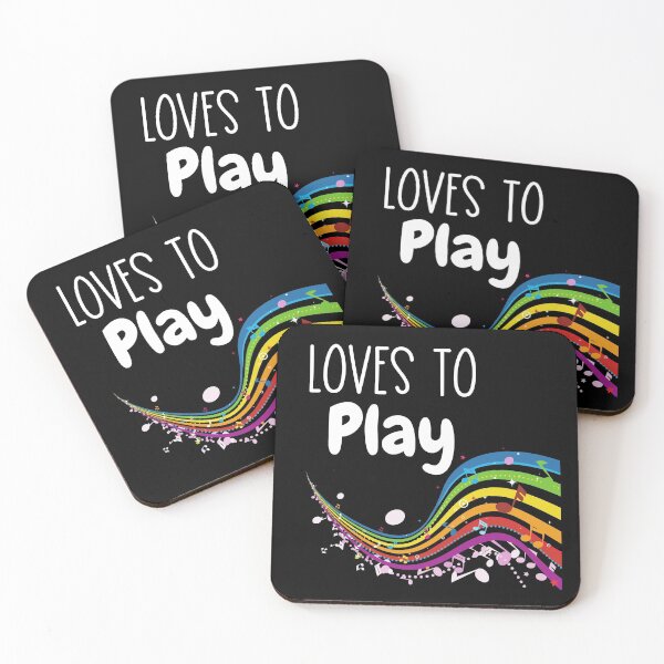 Item preview, Loves to Play Music Design designed and sold by sweetwhispers.