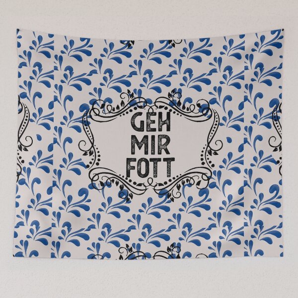 Item preview, Geh mir Fott - Bembelmuster designed and sold by T UNIQUE.