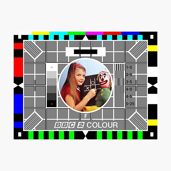 Item preview, beebthings Testcard F designed and sold by Beeb Things.