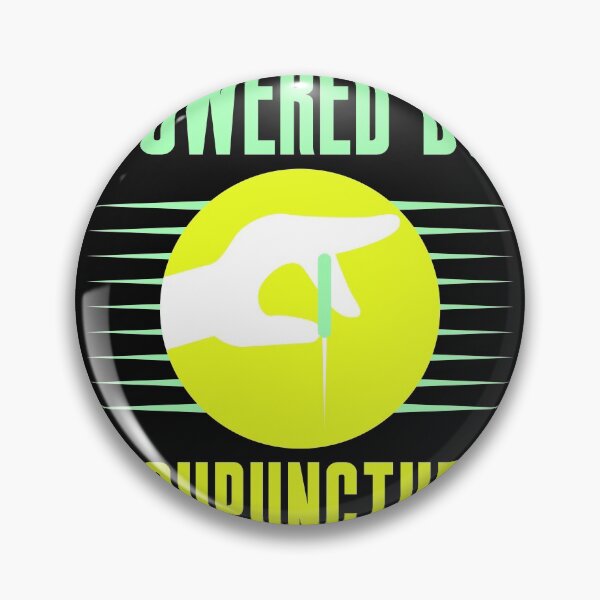 Item preview, Powered by acupuncture designed and sold by Gold Wings Tees.