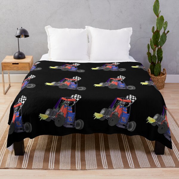 Wingless Sprinter 2 Throw Blanket