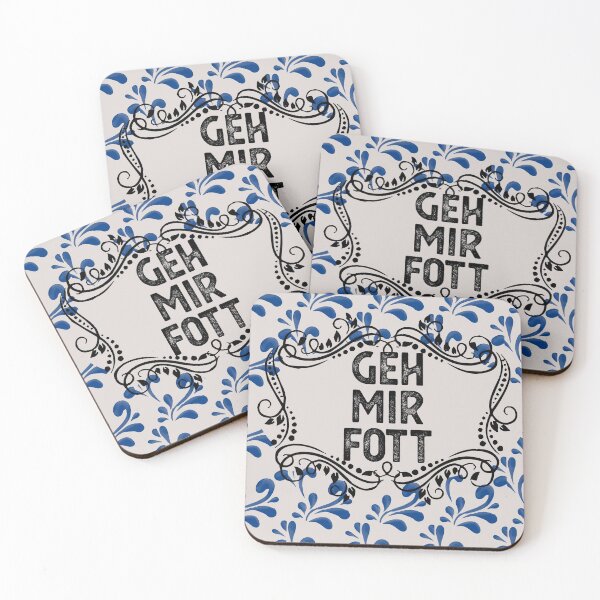 Item preview, Geh mir Fott - Bembelmuster designed and sold by T UNIQUE.