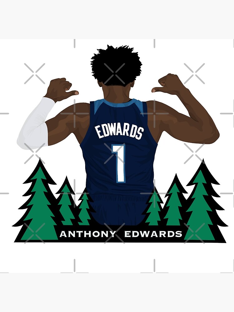 quot Anthony Edwards Minnesota quot - Flat,750x,075,f Pad,750x1000,f8f8f8 