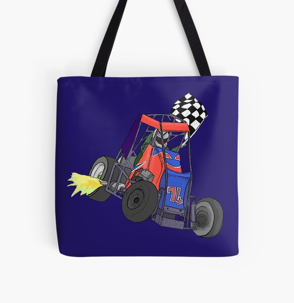 Wingless Sprinter 4 All Over Print Tote Bag