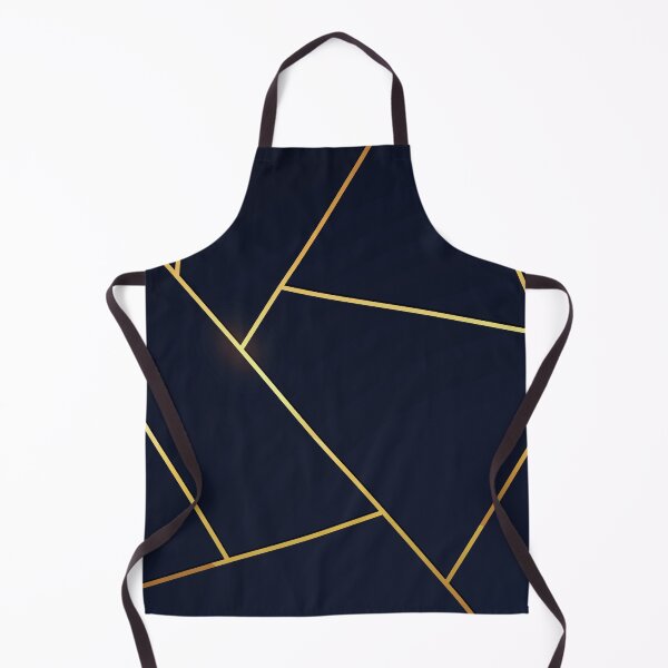 Item preview, Geometric Navy Gold Stone designed and sold by ChaimaaKr.