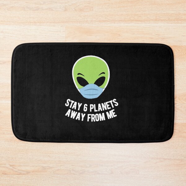 Item preview, 6 planets away social distancing alien funny designed and sold by RainbowPandas.